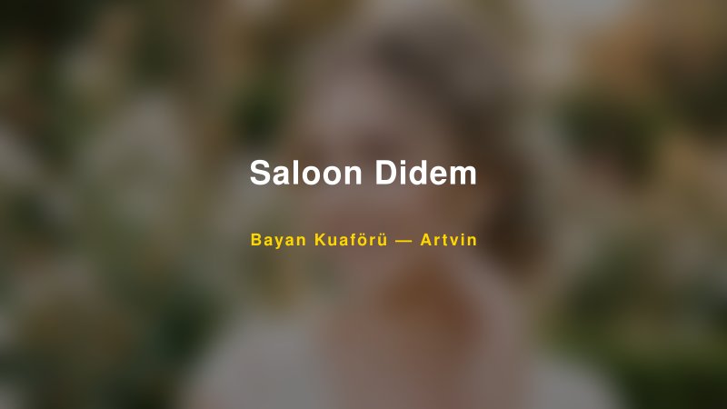 Saloon Didem — Artvin Kır Düğünü Mekanı Rehberi